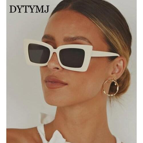 DYTYMJ New Rectangle Sunglasses Women Luxury Brand Designer Vintage Square Shades Women Fashion Eyewear Gafas De Sol Hombre