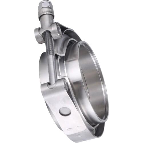 1.5/1.75/2.25/2.5/3 inch Stainless Steel Standard Release Exhaust pipe V-clamp Universal Male Female Flanges Kit