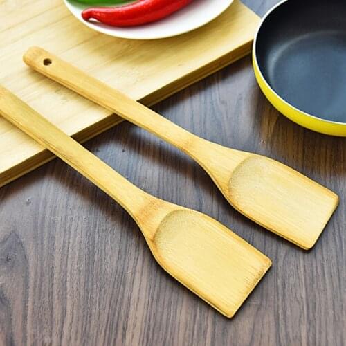 1PC spatula non-stick wok cooking shovel kitchen high temperature resistant kitchenware spatula bamboo shovel dropshipping A154