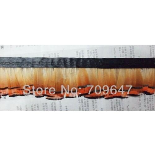 2Yards/Lot 6.0cm Height Natural Golden Pheasant Tippet Feathers Trimming Fringe,feather top,pheasant feathers