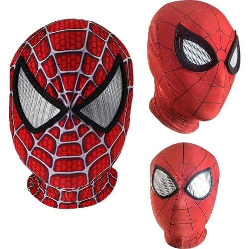 3D Raimi /Far From Home/Into the Verse/Masks superhero Cosplay Costumes Mask Superhero Halloween