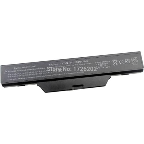 Laptop battery For HP Hp COMPAQ 550 610 615 6720s 6730s 6735s 6820s 6830s HSTNN-IB62 HSTNN-OB62 HSTNN-IB51