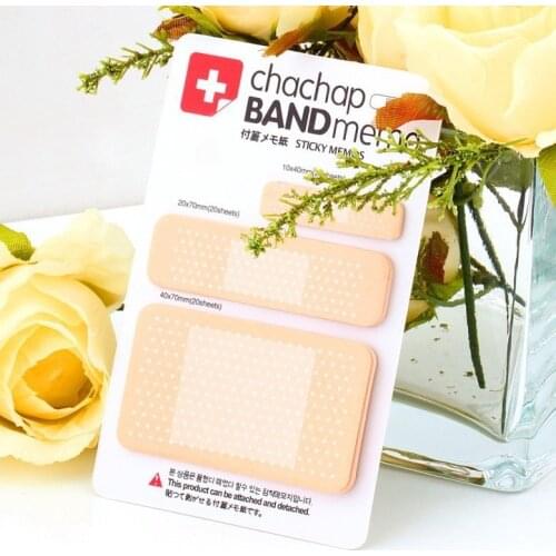 10 packs /lot Cute Band-aid Memo Pad Sticky Note Kawaii Paper Sticker Creative Gift NOVELTY ITEMS Free shipping