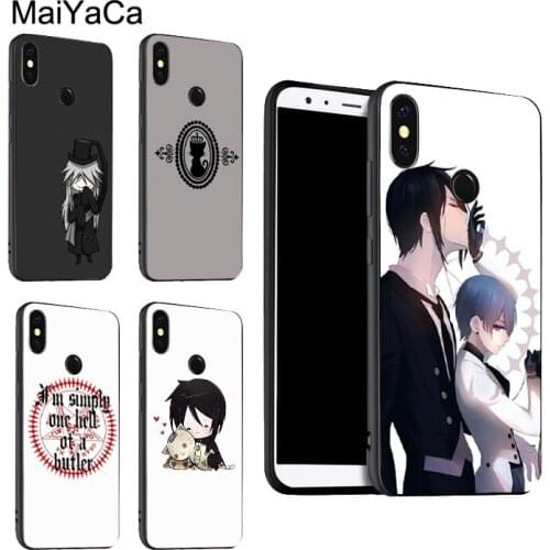 Anime Black Butler Kuroshitsuji For POCO X3 F2 Case For Redmi Note 9 Pro 8 7 8T 9S 9A 9C For Mi Note 10 Lite 9T A3 Coque