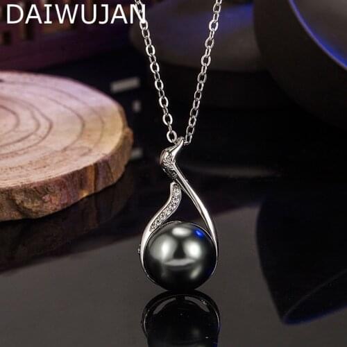 Женские ожерелья из жемчуга DAIWUJAN China At AliExpress
