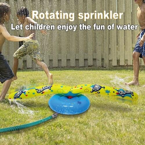 Kids Sprinkler Toy Inflatable Rotating Water Spray Wand Childrens Summer Outdoor Spinning Water Spray Toy For Water Fun Party