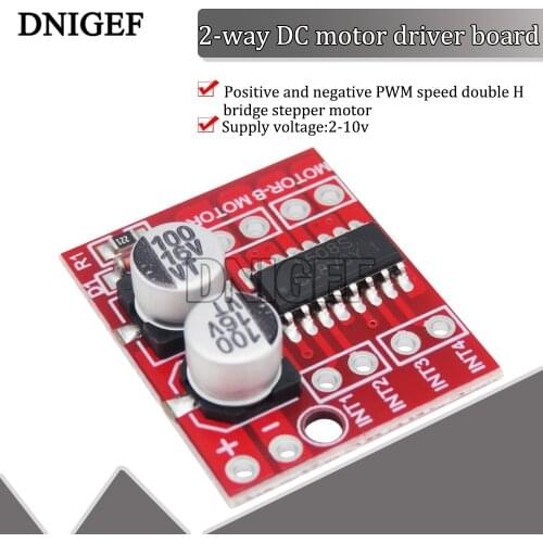 DNIGEF 1 PCS DC Motor Drive Module Reversing PWM Speed Dual H Bridge Stepper Motor Mini Victory L298N