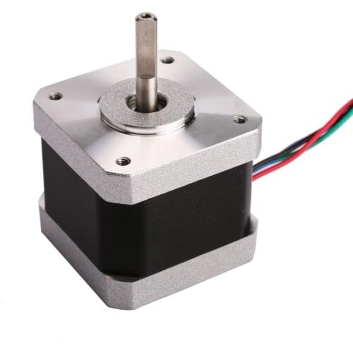 EU Ship)12PCS 3D Printer Motor Nema17,4800g.cm, 2.5A,connector 1M wire, 42BYGHW811-X1, Wantai Stepper motor
