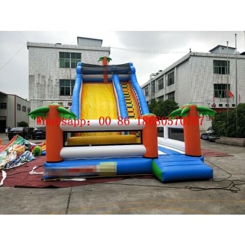 China Guangzhou) Factory direct inflatable slide / castle / trampoline / pool slide YLY-007
