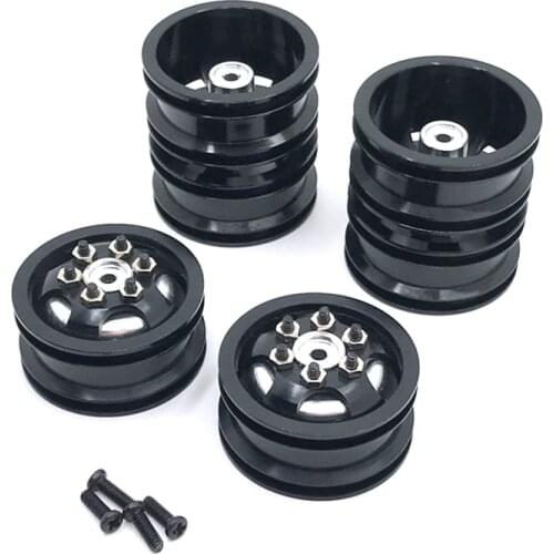 Metal Upgraded Double Wheel Hub For WPL Naughty Dragon Model Jjrc Modified Heavy Truck