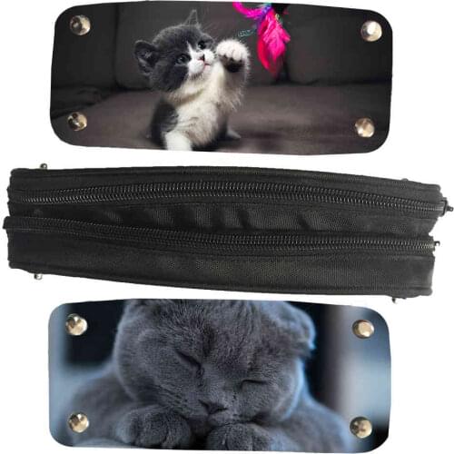 Animal Pencil Bag Cat Kitten Wolf Tiger Dinosaur Galaxy Anime Casual Case Women Men Teenagers Boys Girls Kid School Lunch Box