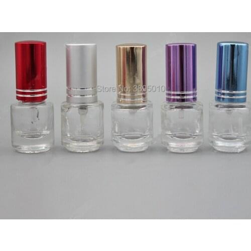 5ml Portable Glass Spray Bottle Empty Perfume Glass Vials Refillable Perfume Atomizer Travel Accessories F860