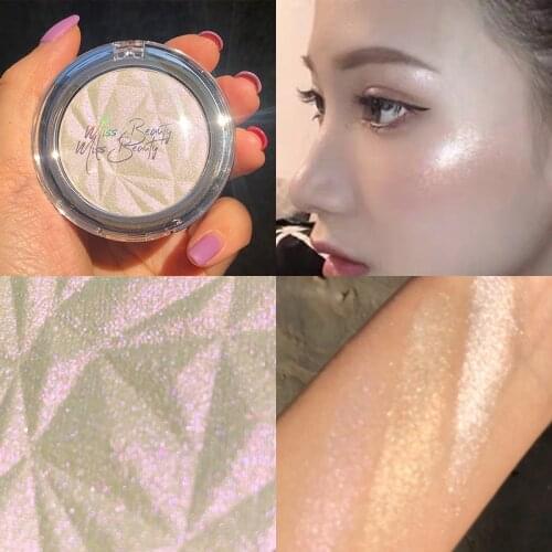 5 Colors Highlighter Powder Glitter Makeup Palette Facial Contour Shimmer Illuminator Long-lasting Highlight Cosmetics TSLM1