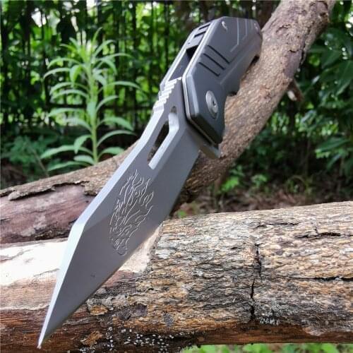 Folding Knife 8CR13MOV Folding Blade TANTO Knives W/waist Clip - Good for Hunting Camping Survival Outdoor and Everyday Carry
