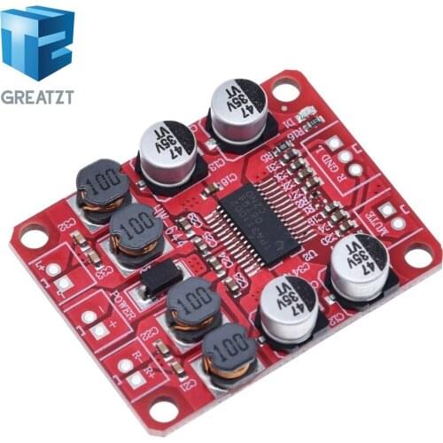 GREATZT TPA3110 Digital Power Amplifier Module 2x15W Dual Channel Stereo DIY Speaker Amplifier Electronics Design PCB DC 12V Red
