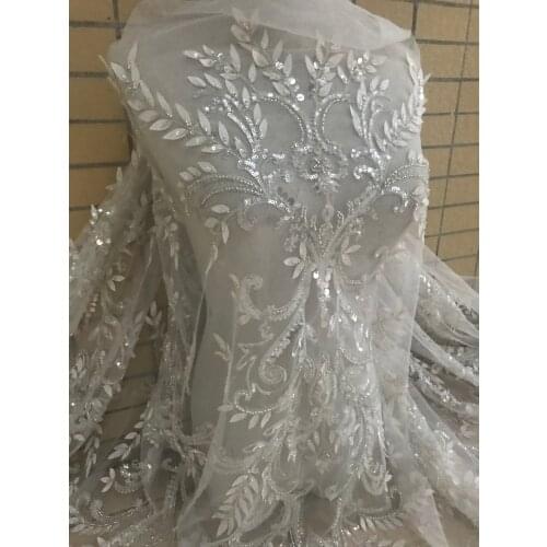 Embroidery French Lace Fabric SYJ-628818 African Tulle Lace Sewing on sale Nigerian Garment Cloth High Quality