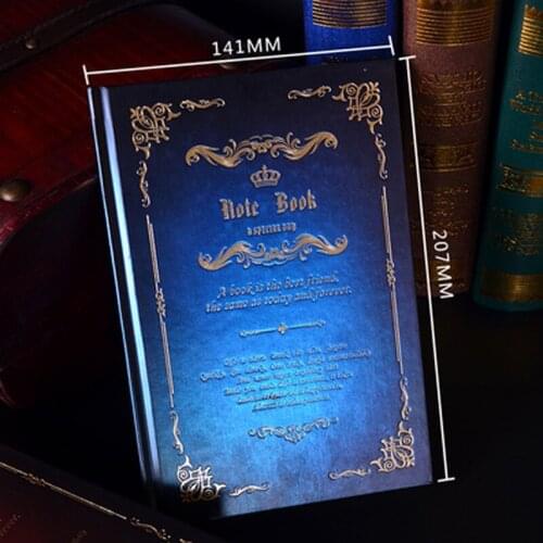 Hard Leather Notebook Diary Magic Book Creative European Style Retro Art Thickened Notebook A5 120 Pages