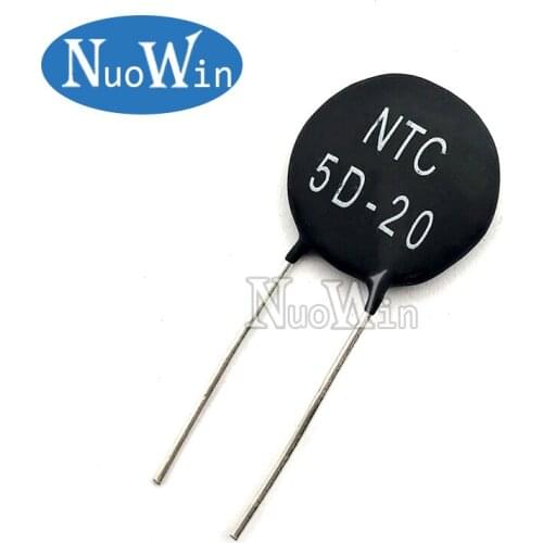 10pcs Thermistor Thermal Resistor NTC 5D-20