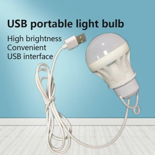 2PCS Light -Bulb Indoor Led Lamp Usb Night Light Portable Light Bulb Home Spotlight Low Voltage Lamp for Bedroom Usable Outdoor