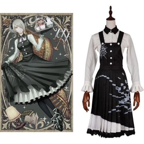 Anime New Danganronpa V3 Tojo Kirumi Cosplay Costume Womens Uniform Suit Outfit Clothes wigs Halloween Carnival Cosplay