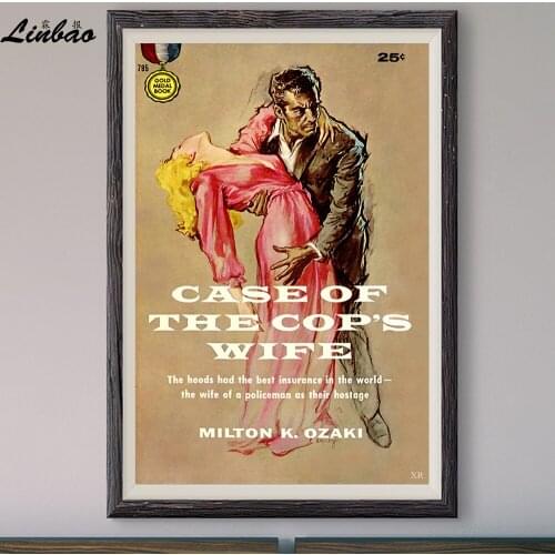 V224 1958 case of the cops wife! Vintage Classic Movie Print Silk Poster Home Deco Wall Art Gift