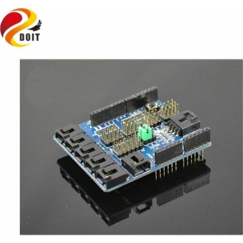 DOIT Electronic Sensor Shield V50 Sensor Extension Board Robot Accessory UNO R3 Raspberry PI PCduino DIY Kit RC