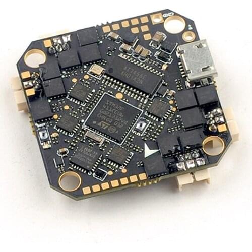 Happymodel CrazyF411 AIO F4 2-4S Flight Controller with Frsky Receiver & Built-in 20A BL_S ESC for Toothpick RC FPV Racing Drone