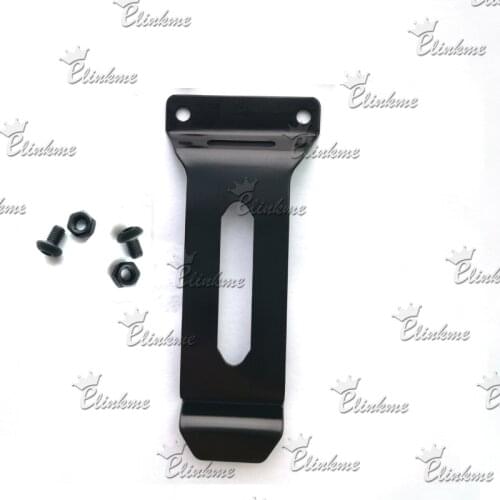 32mm *72mm(1.26" x 2.83") Kydex Holster Clip knife scabbard Clip DIY Black Clip huntting Holster clips Handicraft accessories