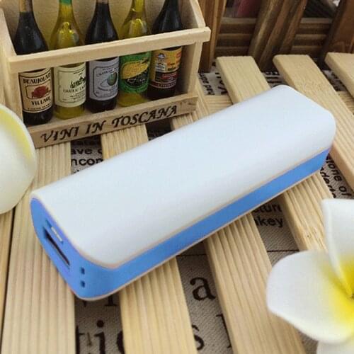 Power Bank Shell Free Welding USB Ports Power Bank PCB Charger Case DIY Kits Powered By 2600mAh 18650 Battery