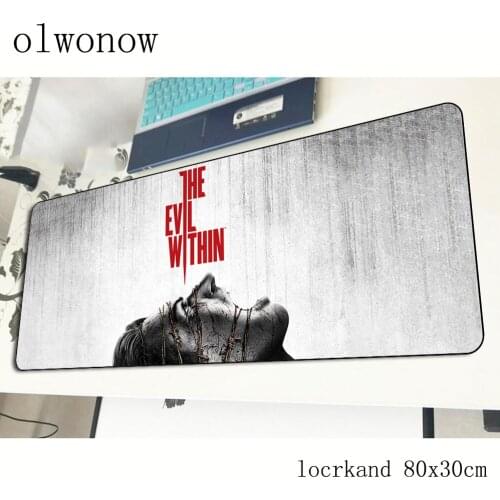 The evil within mousepad gamer Mass pattern 800x300x3mm gaming mouse pad cute notebook accessories laptop padmouse ergonomic mat