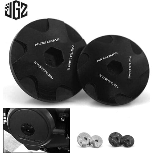 Motorcycle CNC Aluminum Engine Filter Cap Covers Cup Modified Accessories for Husqvarna Svartpilen 401 250 2018 2019 2020 2021