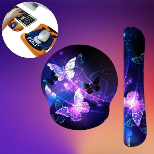 Soft Mouse Wrist Rest Support and Keyboard Wrist Rest Pad Memory Foam for Office Home Durable Comfortable