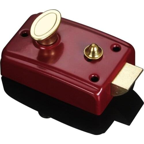 Exterior Door Locks Red Locks Multiple Insurance Lock Wooden Door Lock Security