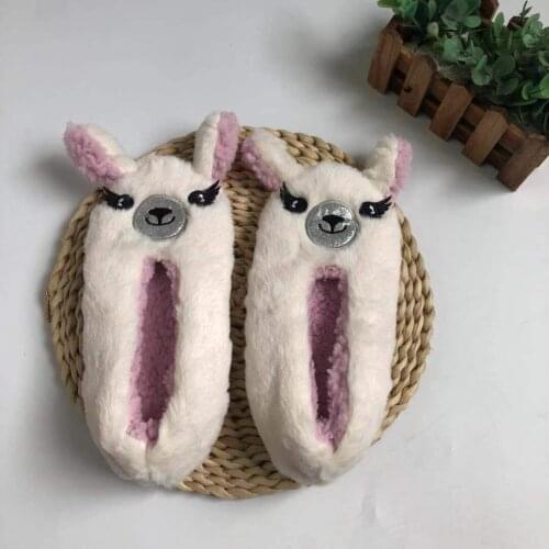 2021 New product ladies cute animal floor slippers non-slip padded indoor home slippers soft bottom floor shoes women