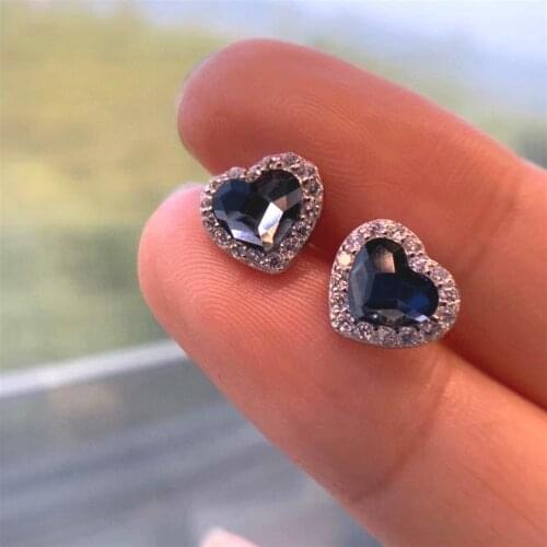 Original 925 Sterling Silver earrings for women earings fashion jewelry cute earrings stud earrings fashion earing for women