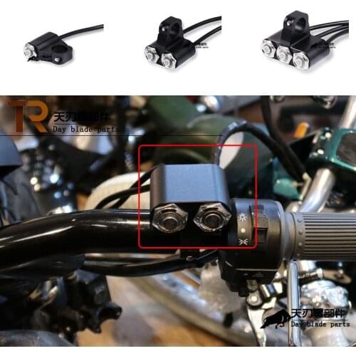 Retro Additional Motorbike controller Vintage Motorcycle Switch For Suzuki Honda Yamaha Harley Handlebar Switches Classic Moto