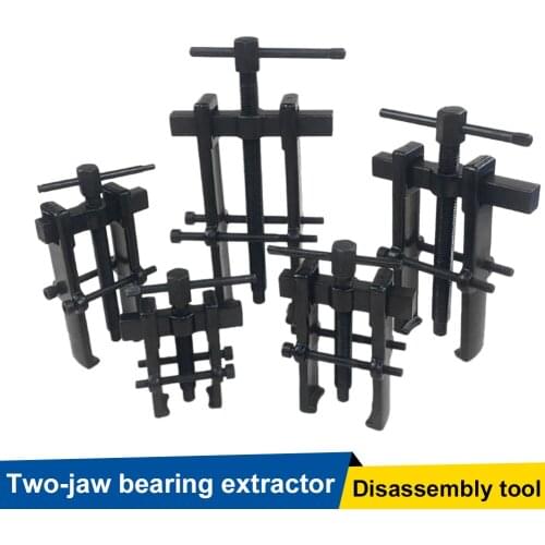 2 Jaw Black Plated Twin Legs Bearing Gear Armature Bearing Puller Remover Hand Tool Removal Kit Adjustable Range Remove Tools