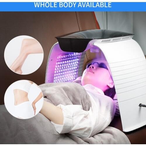 LED Light Hot And Cold Spray Spectrometer Therapy Acne Treatment Oxygen Injection Skin Rejuvenation UV Sterilization Skin Care
