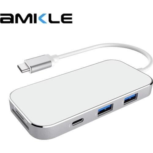 USB C 3.5mm Jack Adapter Type C Hub USB-A 3.0 4K HDMI-Compatible SD/TF Converter PD Charging For Macbook Laptop P40 Mate40