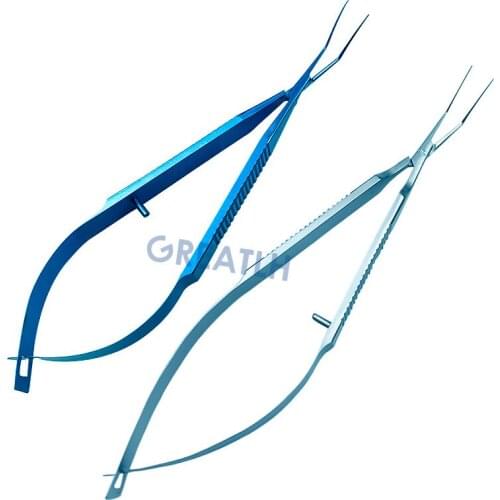 Utrata Capsulorhexis Forceps Stainless Steel Veterinary Ophthalmic Instrument