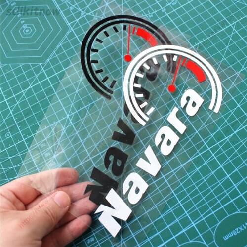 1pc Car Dash borad headlights Windows Sports Racing PVC Vinyl Decal Sticker For nissan navara d40 d22 d23 np300 Accessories