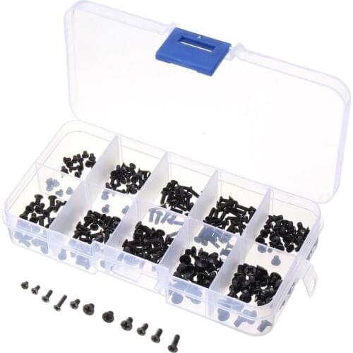 M2 M2.5 M3 Screw Flat Head Screws 250Pcs/500Pcs Small bag Laptop Screws Set Kit for computer small screw