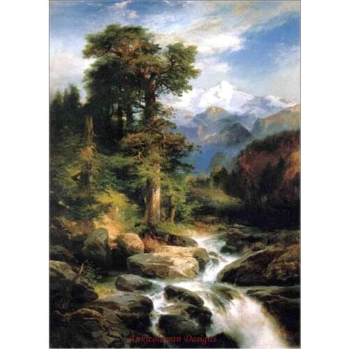 Needlework for embroidery DIY French DMC High Quality - Counted Cross Stitch Kits 14 ct Oil painting - Solitude