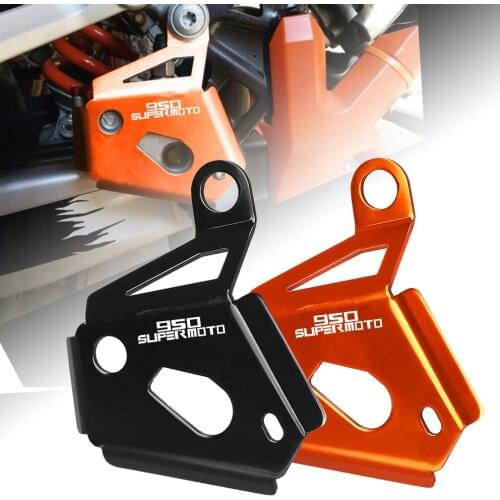 Motorcycle CNC Rear Brake Master Cylinder Guard;Heel guard right for 950 ADVENTURE S SUPER ENDURO SUPERMOTO ADV 2002-2007 2006