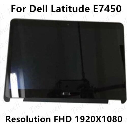 For DELL Latitude E7450 LCD Screen+Touch Digitizer Assembly 0VR9H2 FHD LCD Screen Touch Digitizer Assembly LP140WF2