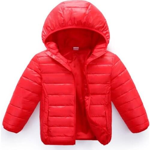 ZWY251 boys winter down jacket for girls white down parkas 90% down warm Ultra light children coat big boys girls clothes 3-11Y