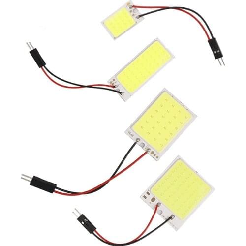 1pcs C5W C10W LED COB Dome Bulb Festoon 31mm 36mm 69mm 42mm 12V White 5W5 T10 W5W Light Car License Plate Interior Reading Lamp