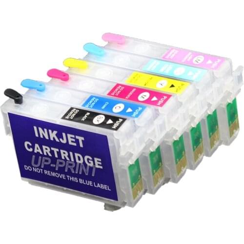 UP 10sets refillable ink cartridge 81 T0811 for Stylus Photo R390/RX590/R270/RX690/RX610/RX615/R290/R295 Stylus photo 1410