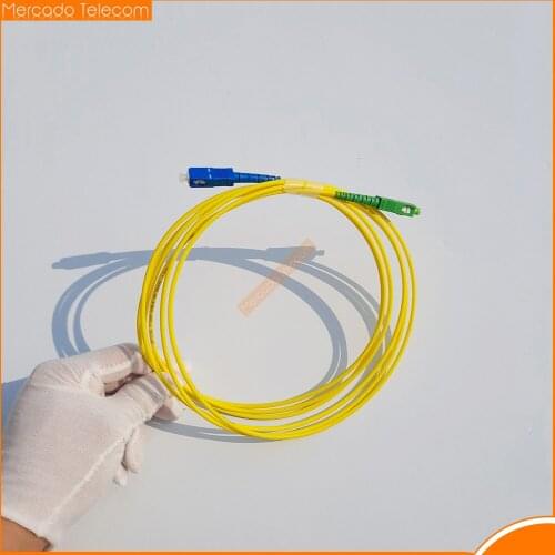 10 Pcs/lot SC APC to SC UPC SC Patch Cord Simplex 3.0mm LSZH Single Mode Fiber Patch Cable jumper