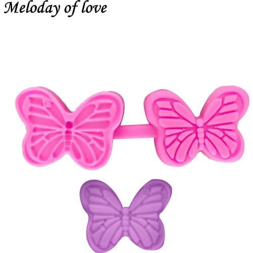 3D Butterfly Fondant cake moulds Baking Chocolate Cake Decorating Tools silicone molds for 3D crafts T1365